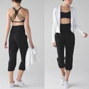 Lululemon Om Black Cropped Pants